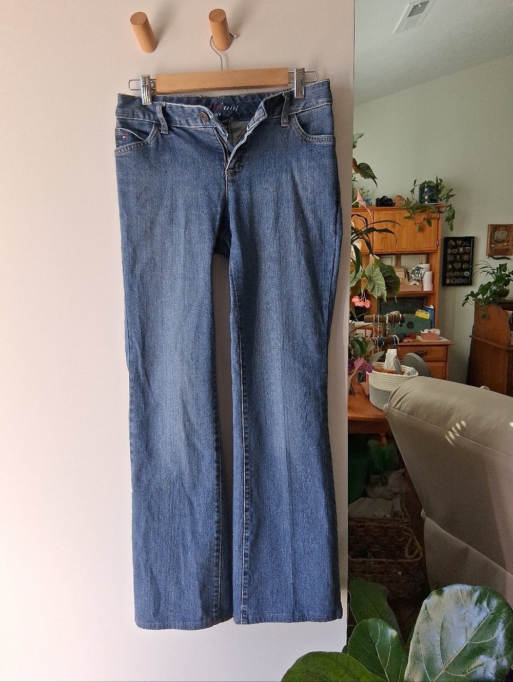 Tommy Hilfiger Medium Blue Flared Jeans